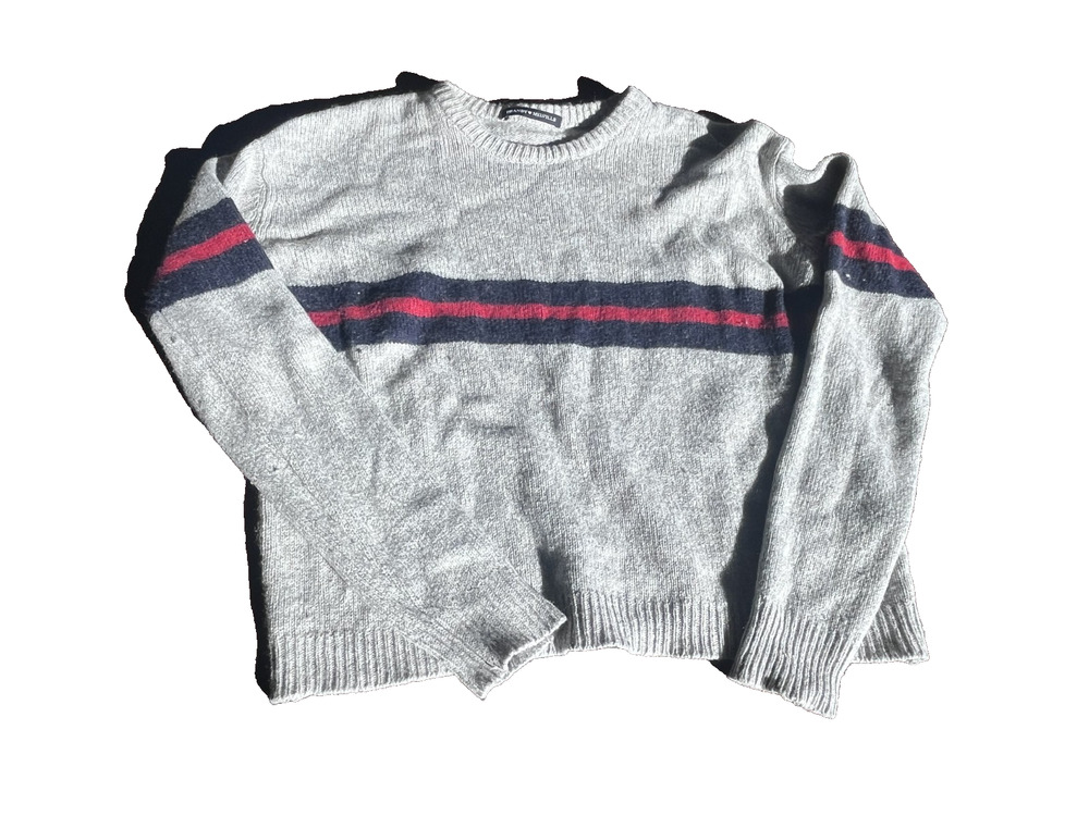Brandy Melville Gray Horozontal Stripped Women's Wool blend Sweater - Small